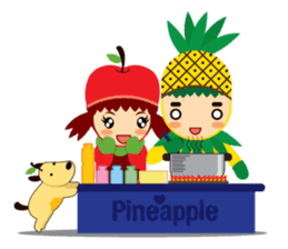 Pine+Apple & Mango (Love is beautiful) sticker #1336136