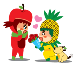 Pine+Apple & Mango (Love is beautiful) sticker #1336138