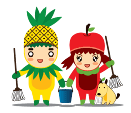 Pine+Apple & Mango (Love is beautiful) sticker #1336142