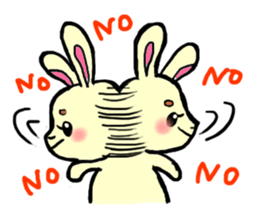 high tension rabbit PYONKO 1 sticker #1336347