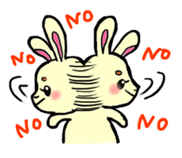 high tension rabbit PYONKO 1 sticker #1336347