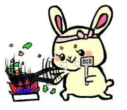 high tension rabbit PYONKO 1 sticker #1336349