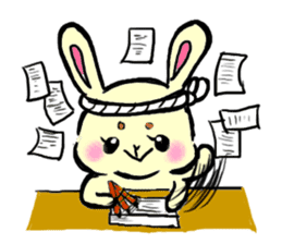 high tension rabbit PYONKO 1 sticker #1336357