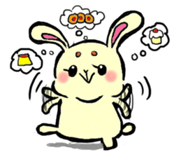 high tension rabbit PYONKO 1 sticker #1336358