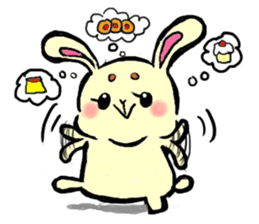 high tension rabbit PYONKO 1 sticker #1336358