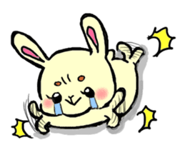 high tension rabbit PYONKO 1 sticker #1336362