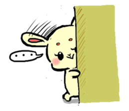 high tension rabbit PYONKO 1 sticker #1336366