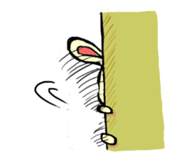 high tension rabbit PYONKO 1 sticker #1336367