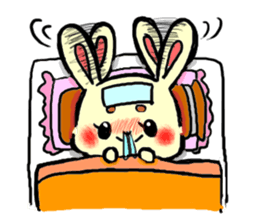 high tension rabbit PYONKO 1 sticker #1336370