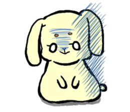 high tension rabbit PYONKO 1 sticker #1336371