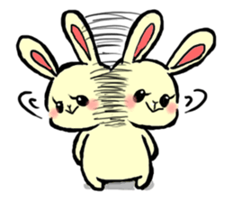 high tension rabbit PYONKO 1 sticker #1336373