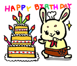 high tension rabbit PYONKO 1 sticker #1336379