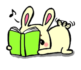 high tension rabbit PYONKO 1 sticker #1336380