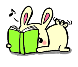 high tension rabbit PYONKO 1 sticker #1336380