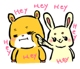 high tension rabbit PYONKO 1 sticker #1336381