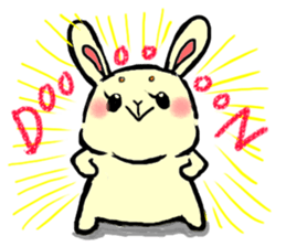 high tension rabbit PYONKO 1 sticker #1336383