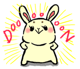 high tension rabbit PYONKO 1 sticker #1336383