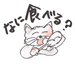 Tortoiseshell kitten"Mikke" sticker #1337070