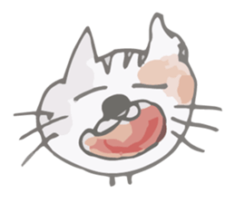 Tortoiseshell kitten"Mikke" sticker #1337079