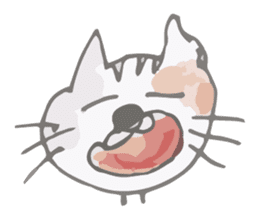 Tortoiseshell kitten"Mikke" sticker #1337079