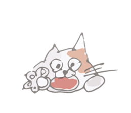 Tortoiseshell kitten"Mikke" sticker #1337098