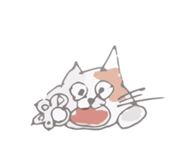 Tortoiseshell kitten"Mikke" sticker #1337098