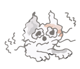 Tortoiseshell kitten"Mikke" sticker #1337099