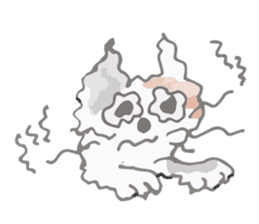 Tortoiseshell kitten"Mikke" sticker #1337099