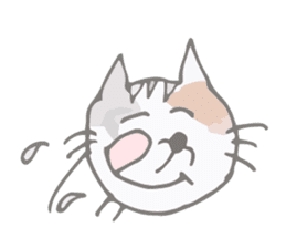 Tortoiseshell kitten"Mikke" sticker #1337103