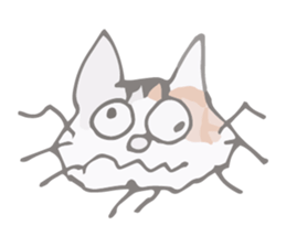 Tortoiseshell kitten"Mikke" sticker #1337105