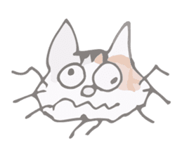 Tortoiseshell kitten"Mikke" sticker #1337105