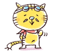 Stripe cat "HIGEZI" sticker #1337748