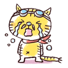 Stripe cat "HIGEZI" sticker #1337779