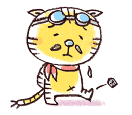 Stripe cat "HIGEZI" sticker #1337784