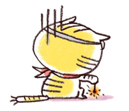 Stripe cat "HIGEZI" sticker #1337785