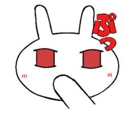 Provocation rabbit Sticker sticker #1338230