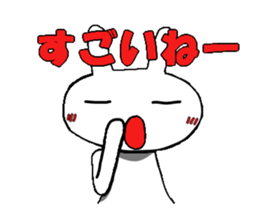 Provocation rabbit Sticker sticker #1338232