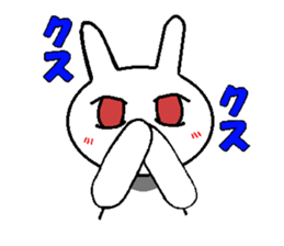 Provocation rabbit Sticker sticker #1338254