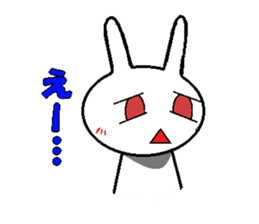 Provocation rabbit Sticker sticker #1338262