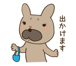 my dog KURUMI sticker #1338795