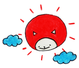 Cat wearing a wig sticker #1338852