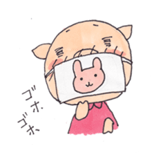 Pyon and Boo in love of Kako sticker #1338922