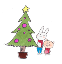 Pyon and Boo in love of Kako sticker #1338927