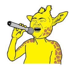 Giraffeman sticker #1339348
