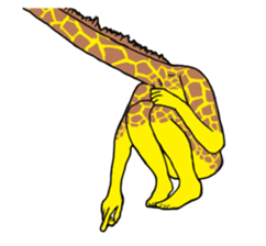 Giraffeman sticker #1339354