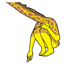 Giraffeman sticker #1339354