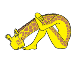 Giraffeman sticker #1339355