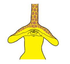 Giraffeman sticker #1339381