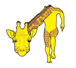 Giraffeman sticker #1339383