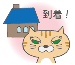 The cat of lovely round eyes sticker #1339922